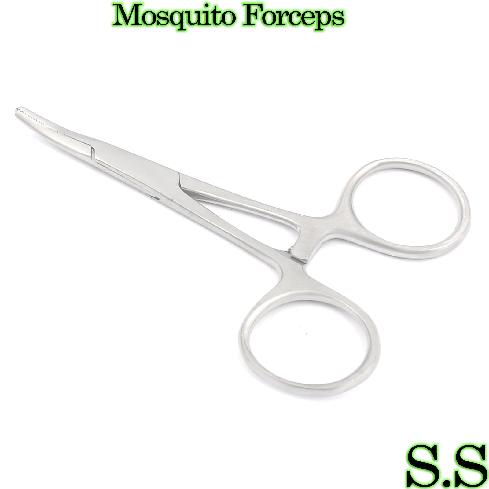 New 3.5" Curved Hemostat Forceps Locking Clamps Stainless Steel Free Shipping