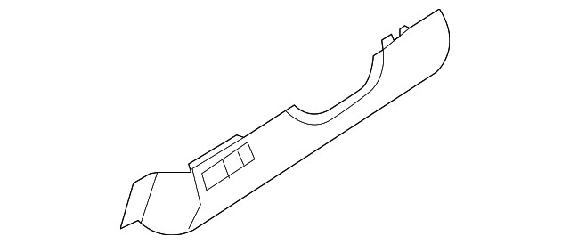 Genuine Nissan Instrument Panel Trim Panel 68104-9BF1C