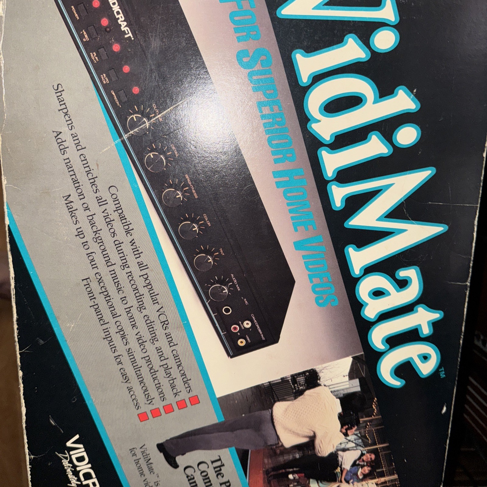 VIDICRAFT VidiMate Digital Stabilizer Opticon Processing July 1988 VDM-100