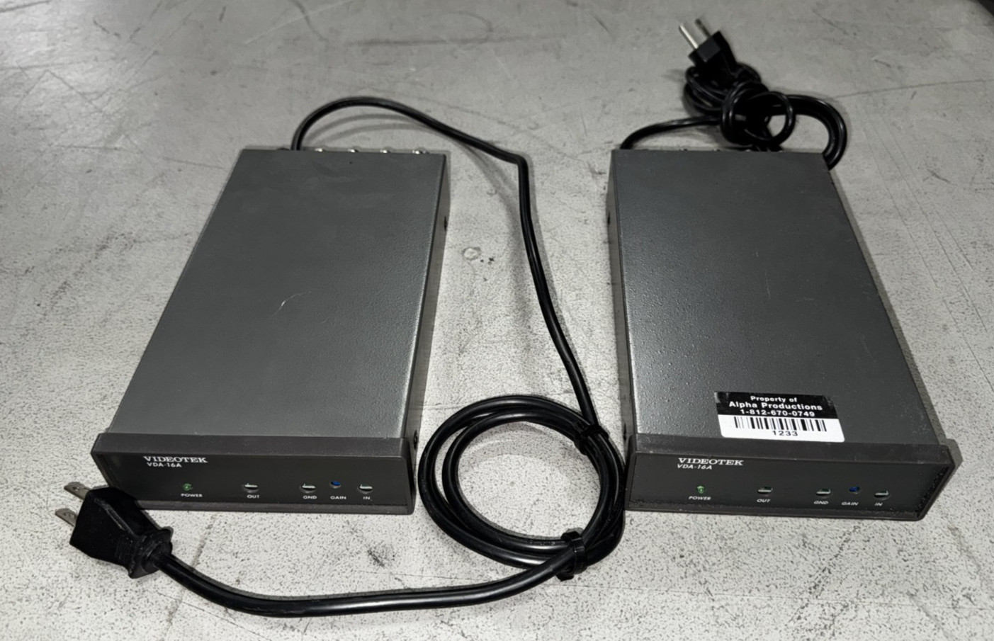 Used Videotek VDA-16