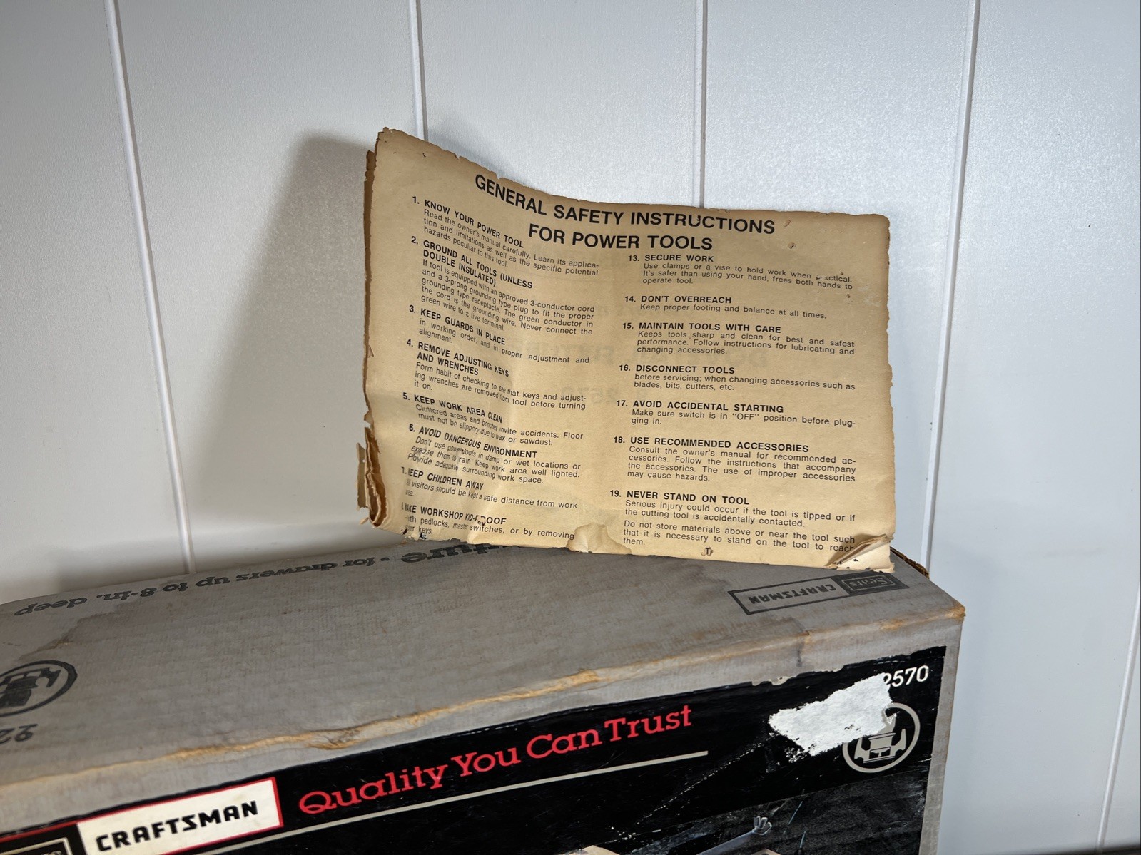 New Old Stock Vintage Sears Craftsman 8" Depth Dovetail Fixture 9-2570