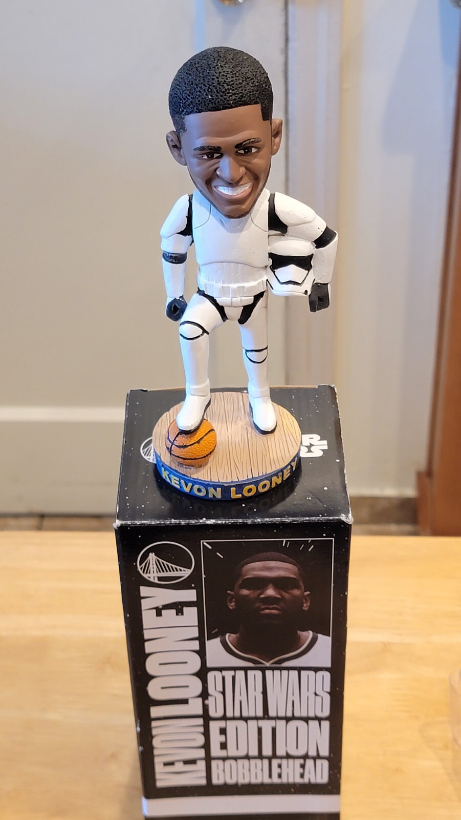 Star Wars Limited Edition Kevin Looney Golden State Warriors Bobble Head NEW