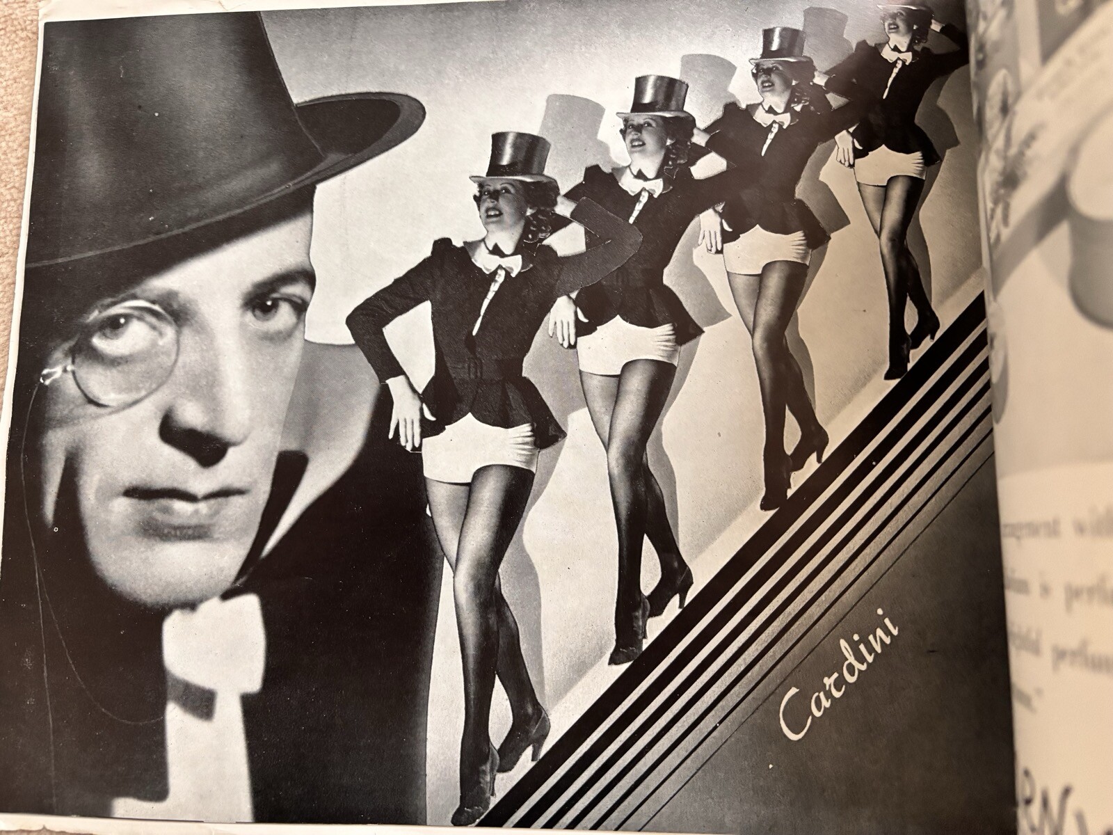 CARDINI SOUVENIR PROGRAMME 1937 PALLADIUM