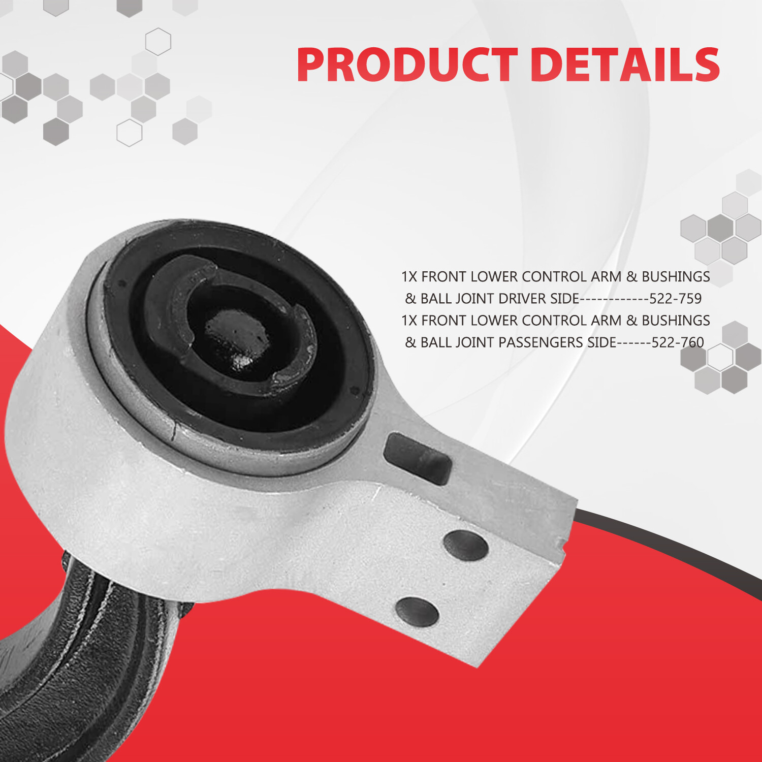 For Ford Explorer 11-19 Front Lower Control Arm Ball Joint Sway Bar Link Kit 4Pc