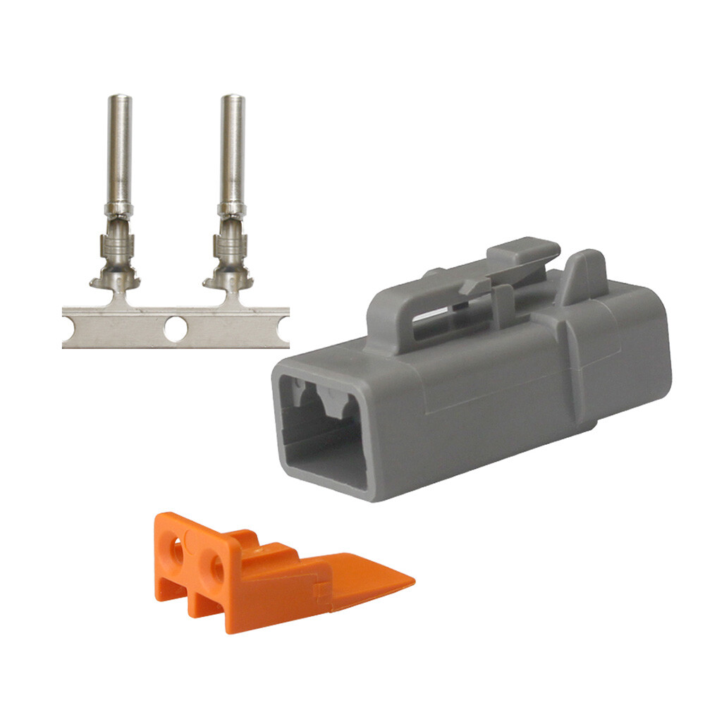 Pacer Dtp Deutsch Plug Repair Kit - 14-12 Awg (2 Position)  TDTP06F-2RS