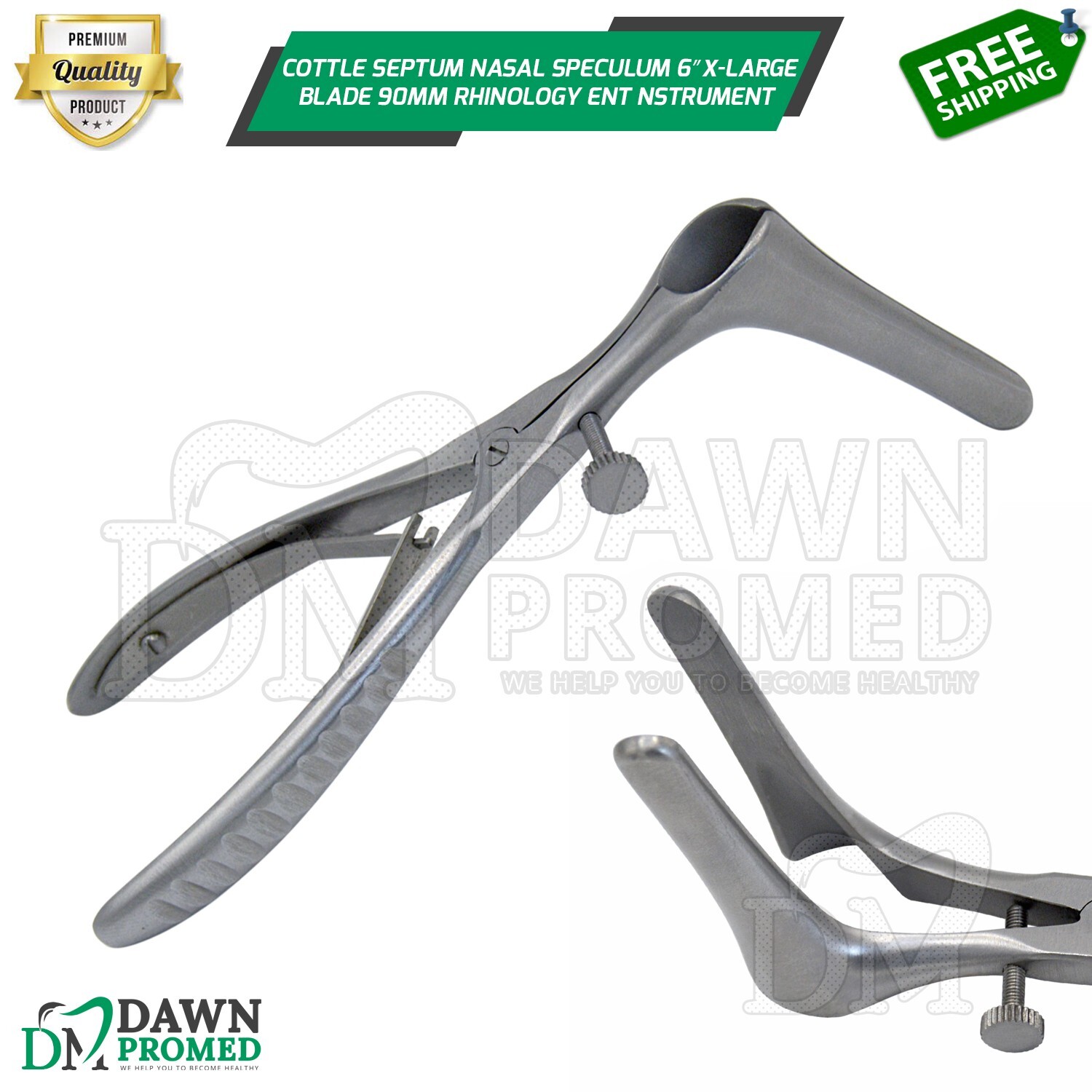 Cottle Septum Nasal Speculum 6″ X-Large Blades 90mm Rhinology ENT Inst German Gr