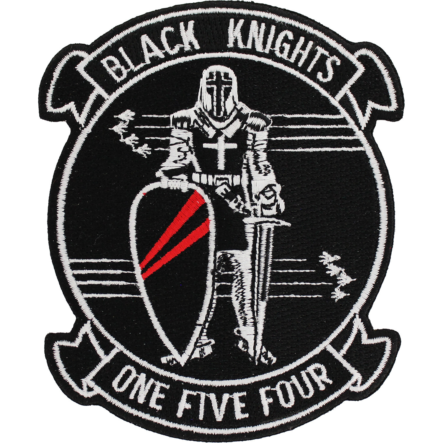 Navy Fighter Squadron VF-154 Patch ( 3 1/2" Wide x 4 1/4" High ) P1857