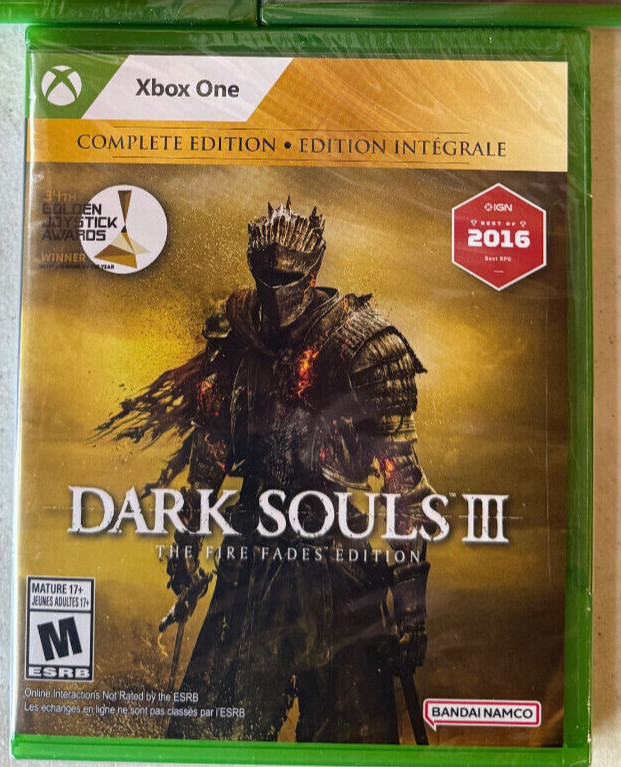 Dark Souls III 3 The Fire Fades Edition Xbox One Complete