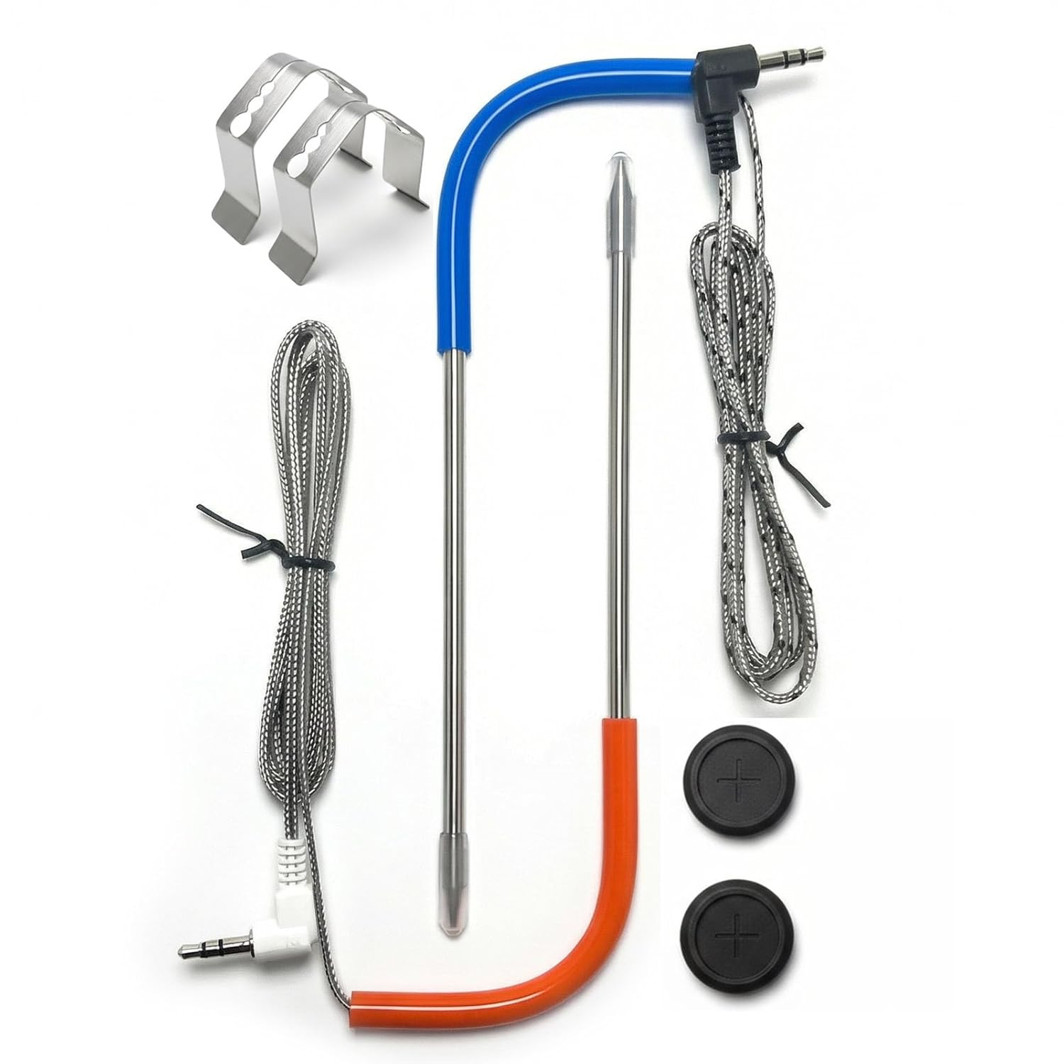 [Upgraded] 2-Pack Meat Probe for Traeger Pellet Grill, Temperature Probes Replac