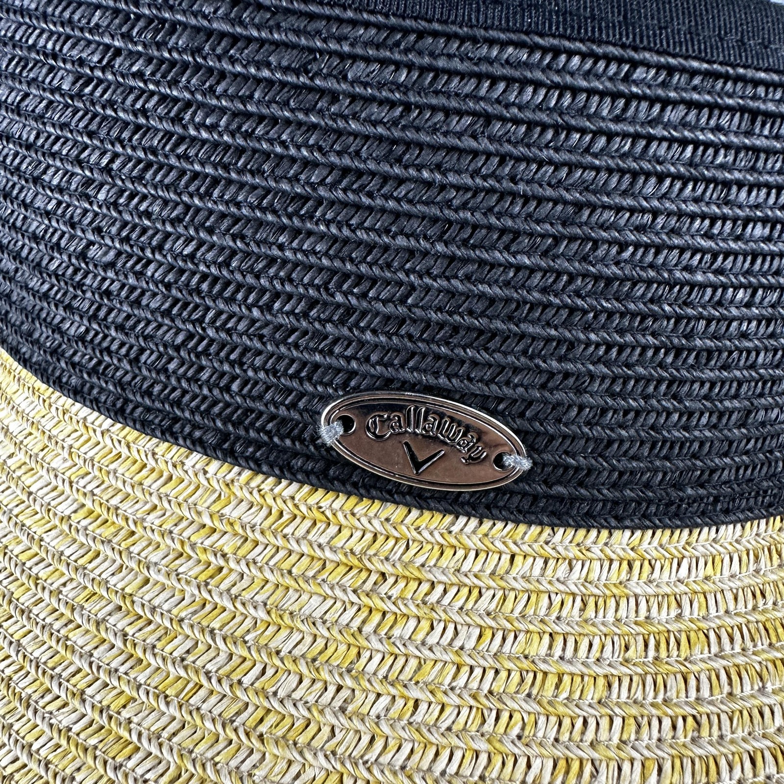 Callaway Hat Visor Strap Back Black Natural White Allure Sun Golf Womens UV New