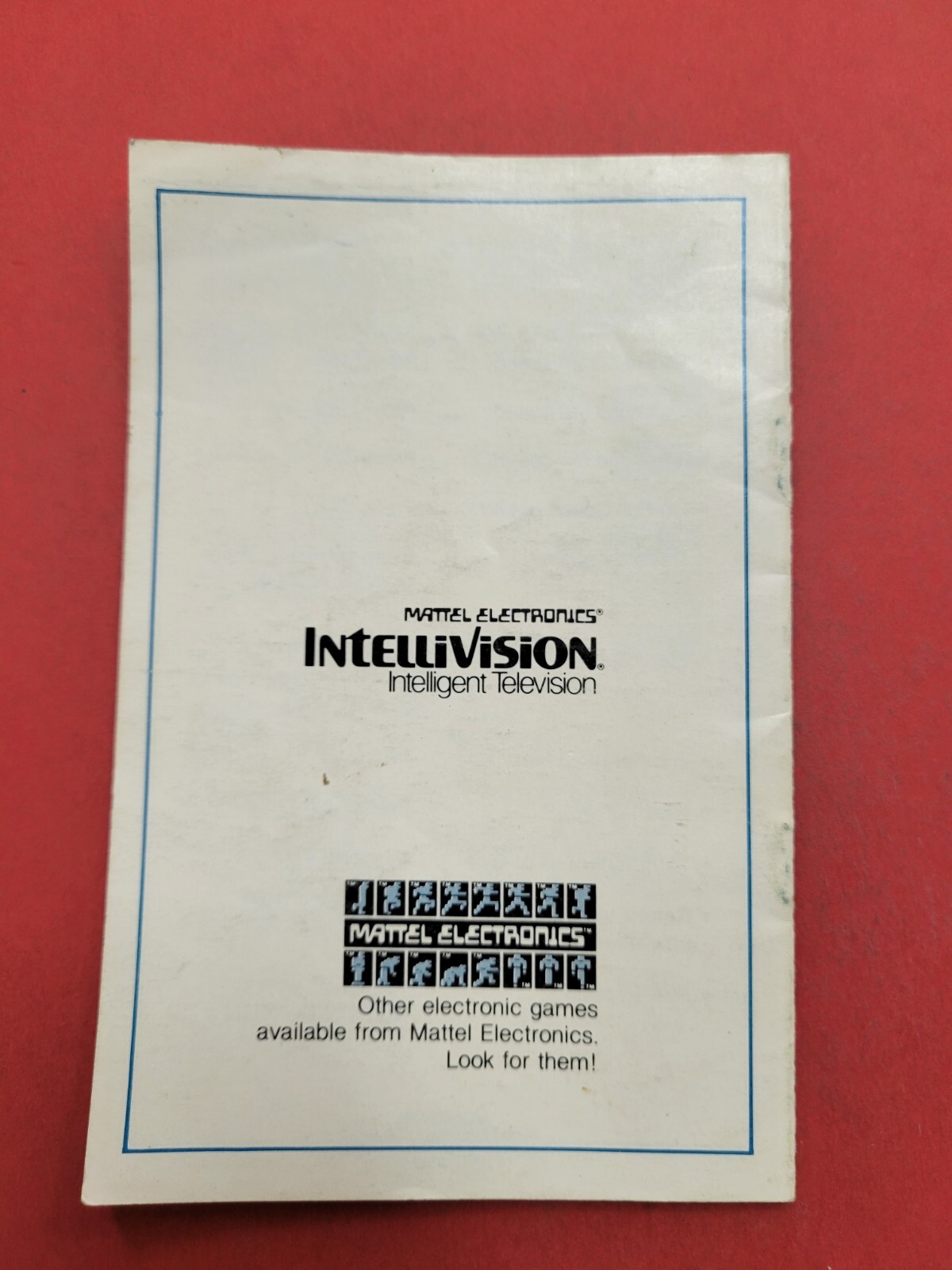 intellivision sub hunt manual Instructions Only