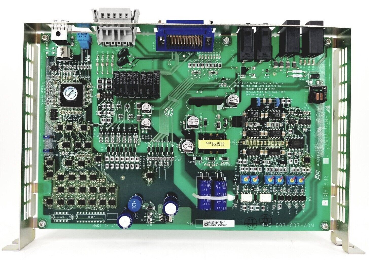 Yaskawa, JANCD-YEW01-E, Analog Interface Board For DX200 Robot Control Unit