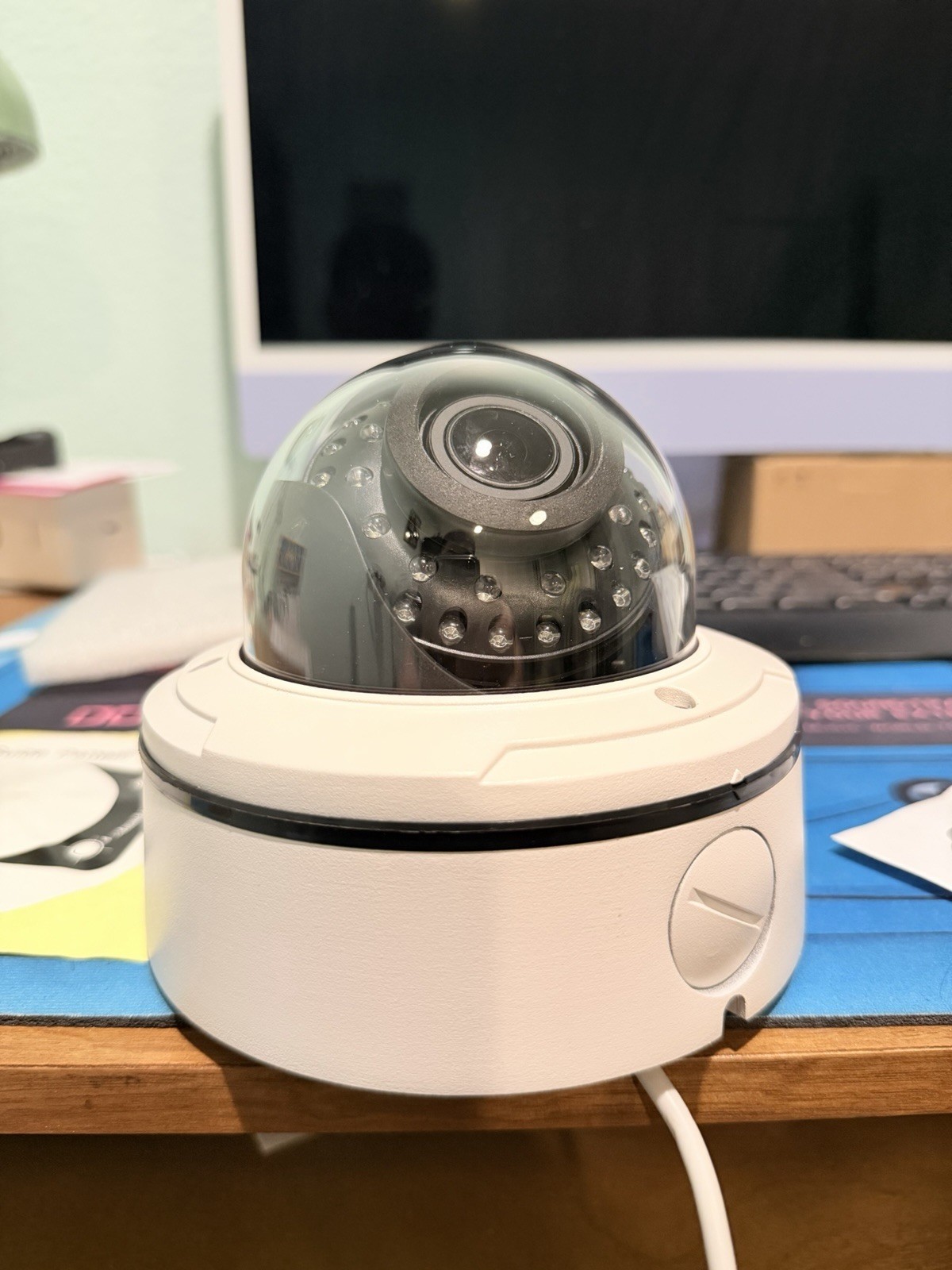 5MP HD-TVI Vandal Dome Security Camera Sony IMX326 2.8-12mm Varifocal IR