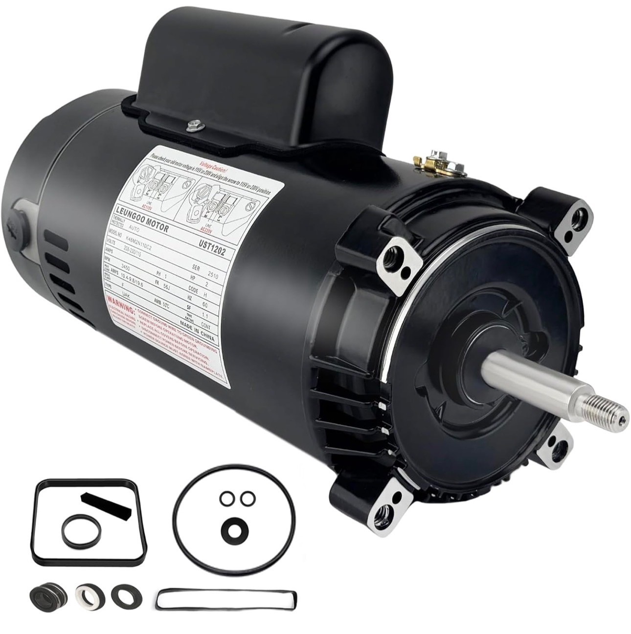UST1202 2HP Replaces Century/AO Smith Swimming Pool Pump Motor for Hayward Super