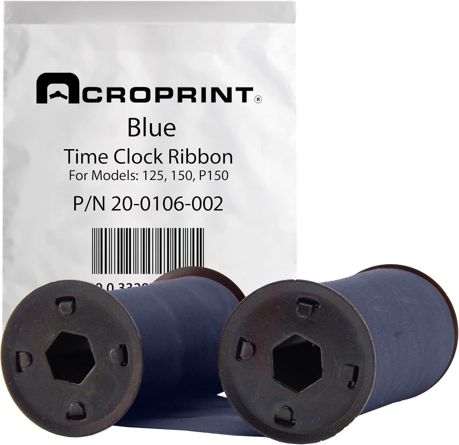 20-0106-002 Standard 125/150 Blue Ribbon For Model 125 and Model 150 Time Clocks