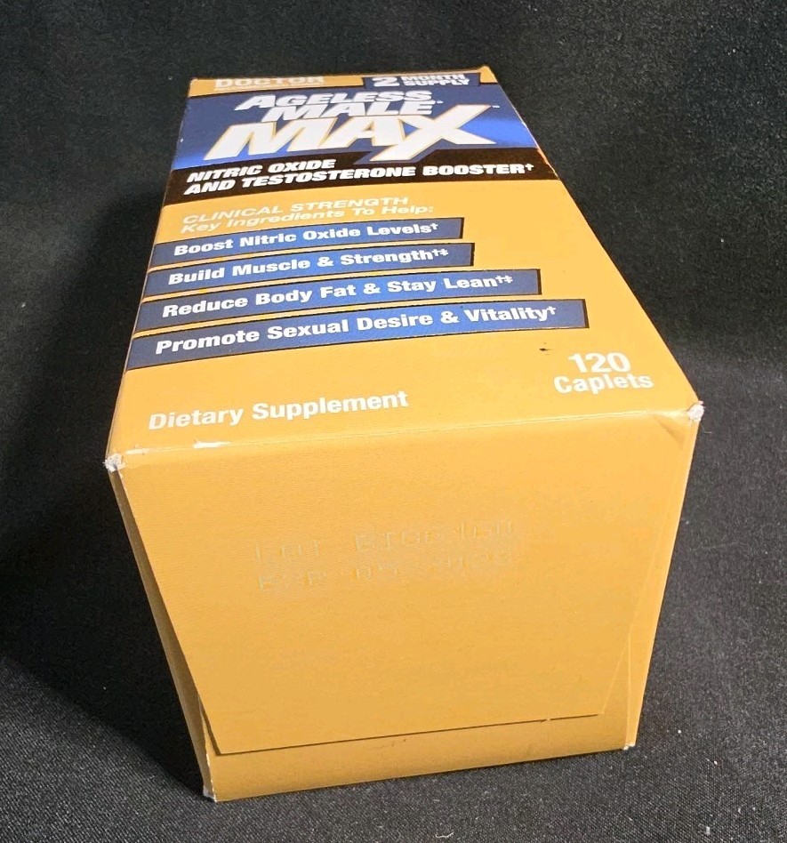 Ageless Male Max Testosterone Booster + Nitric Oxide 120 Capsule