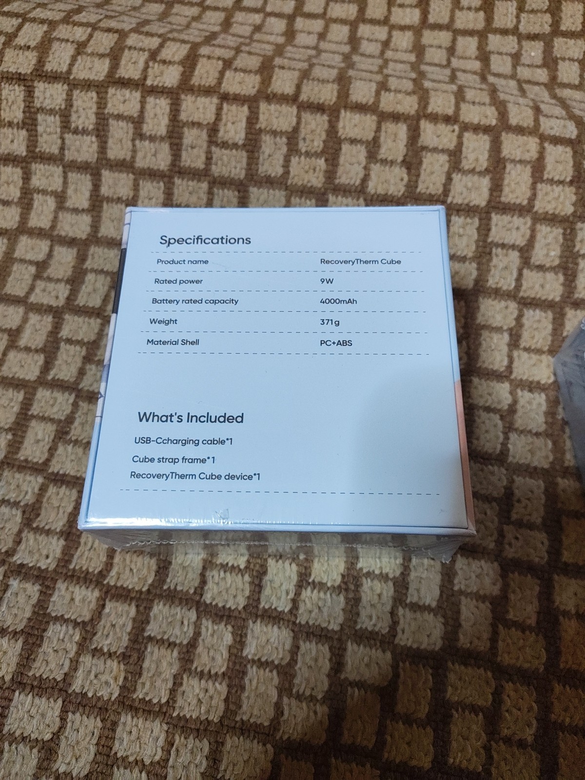 Bilinavy Recovery Therm Cube