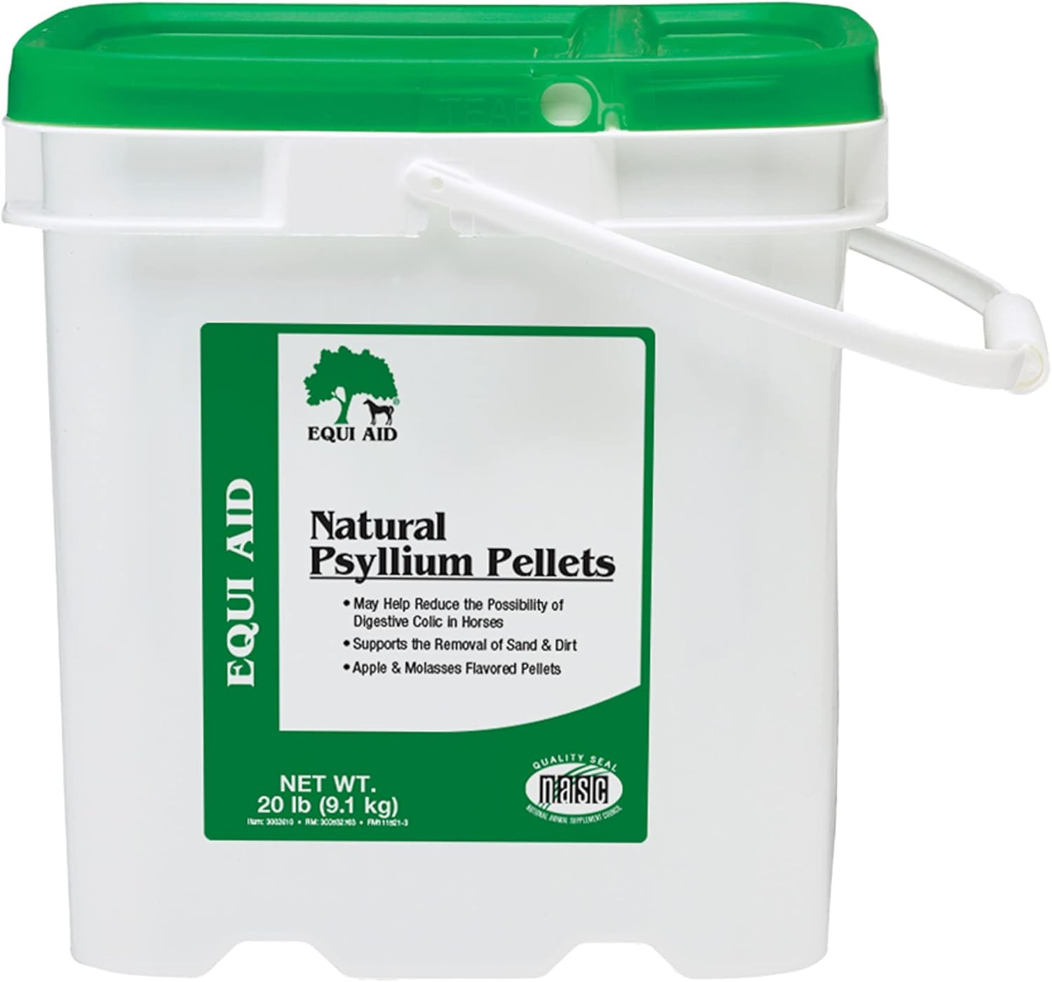 Equi Aid Natural Horse Psyllium Pellets Supplement, Supports Removal of Sand & D