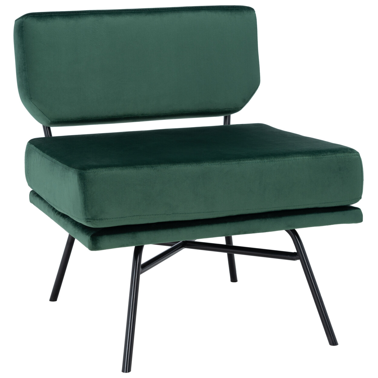 SAFAVIEH Kermit Accent Chair | Malachite Green / Black |