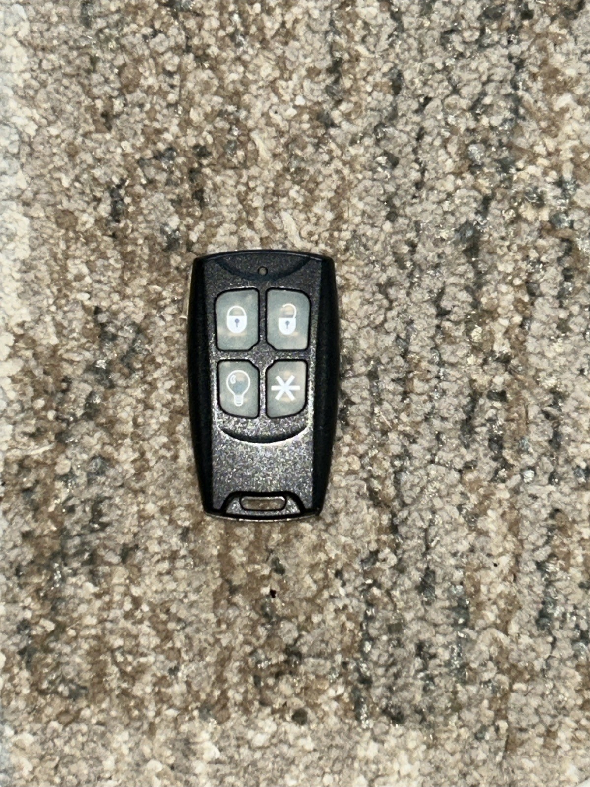 Interlogix TX-4014-01-2 DesignLine 4-Button Keyfob, Black BAZ-RF4004-01-2
