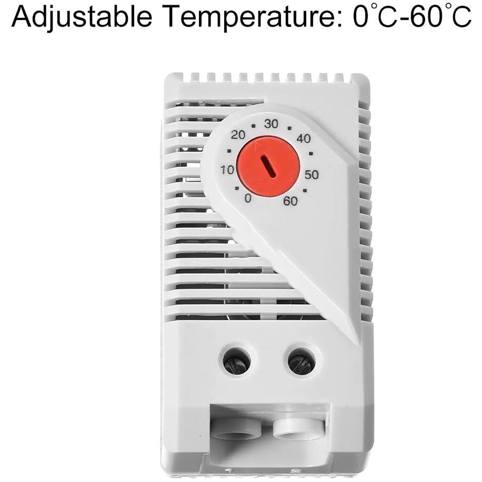 KTO011 Temperature Controller Bimetal Din Rail Mini Thermostat Adjustable 0-60°C