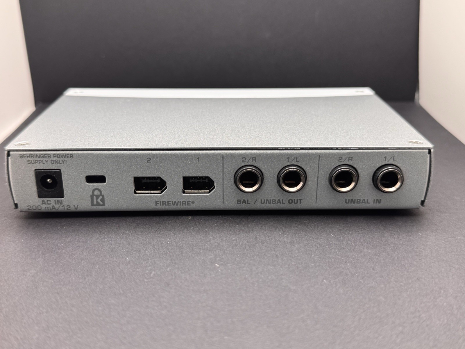 Behringer F-control Audio FCA202 FireWire Audio Interface W/ Power Supply