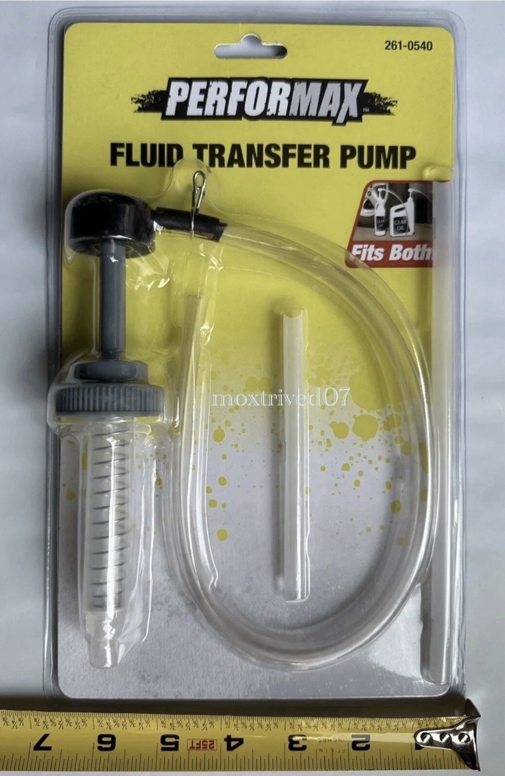 Fluid Transfer Pump Double Threaded Cap Fits Standard Quart & Gallon Containers