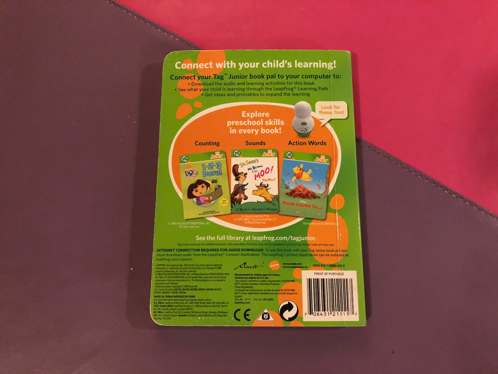 LeapFrog Tag Pen LeapReader Junior Book — THE BACKYARDIGANS: OPPOSITES