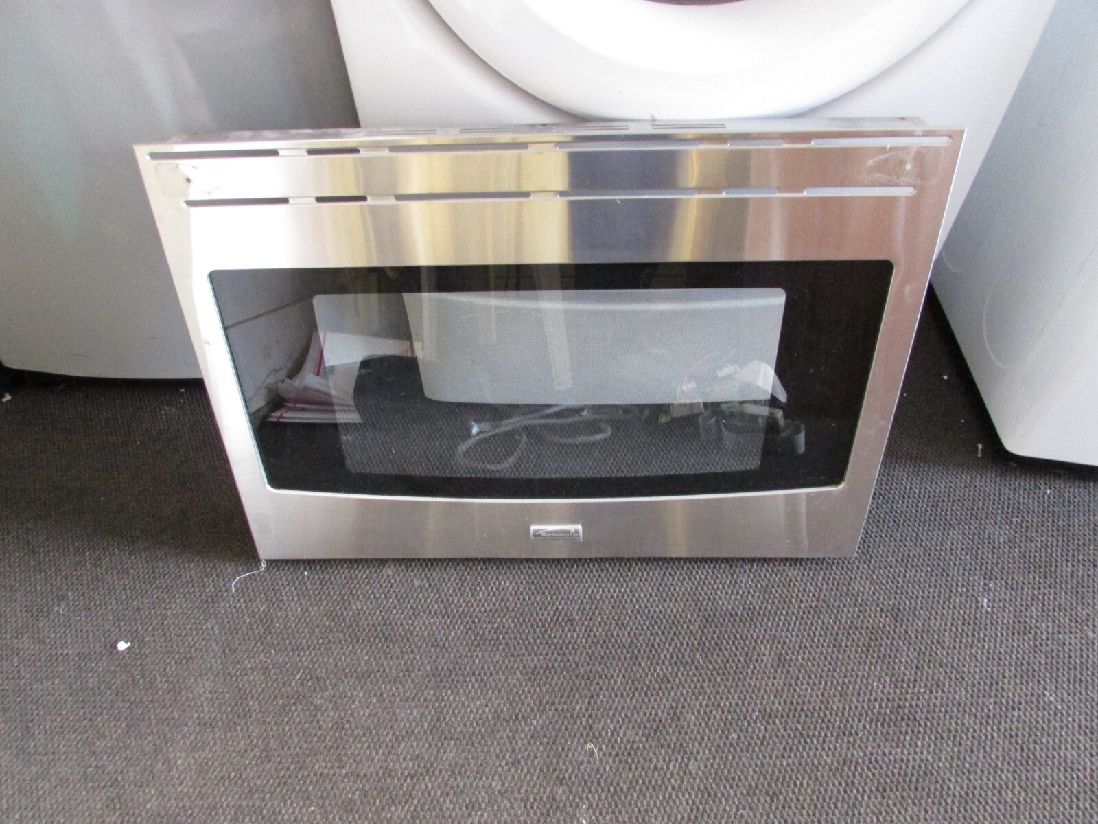 Kenmore stove oven range stainless outer glass assembly 318919105