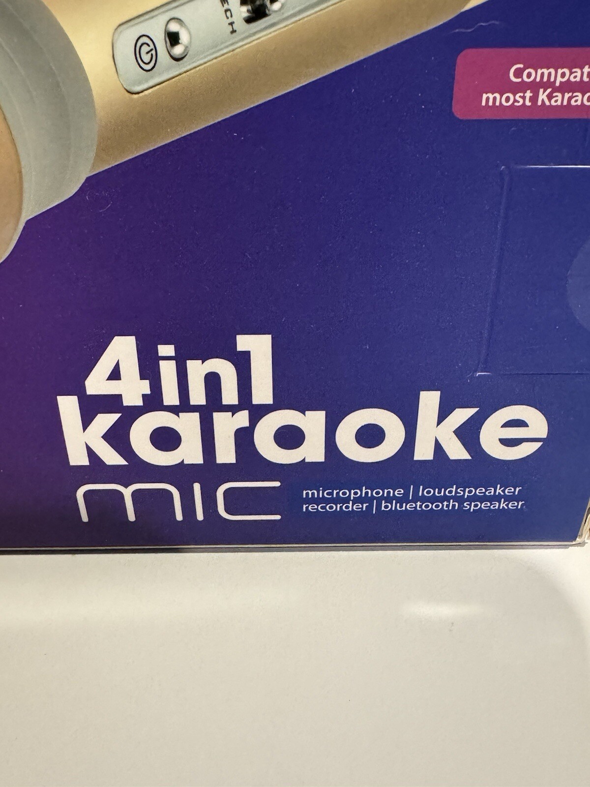Coby Bluetooth 4 In 1 Karaoke Mic Loud Speaker Recorder