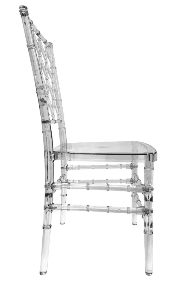 Diamond Resin Chair - Clear - (Unassembled) by Chivari, 4 Pack