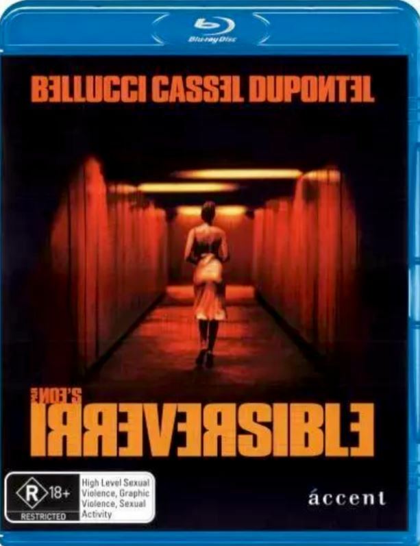 IRREVERSIBLE (2002) Blu-Ray BRAND NEW (Please Read Compatibility Info)