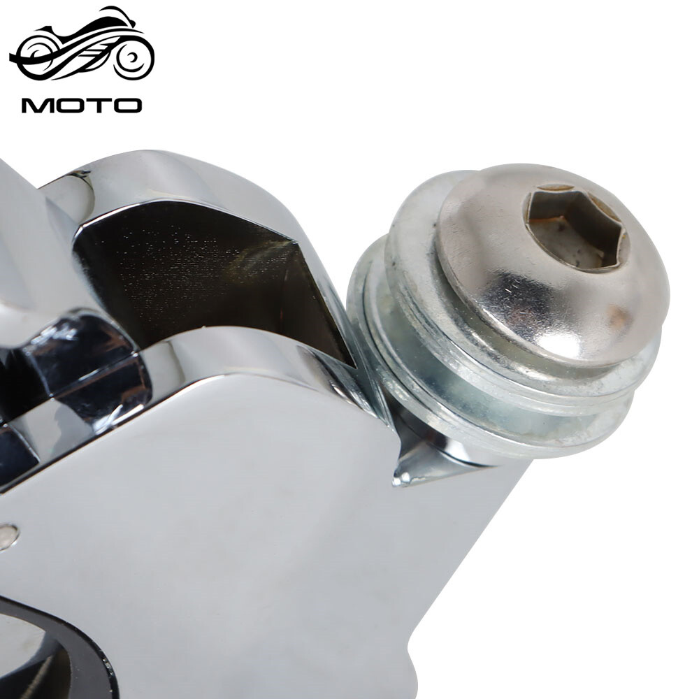 49mm 4PCS Windshield Windsreen Clamps For Dyna FXDB 2002-2016