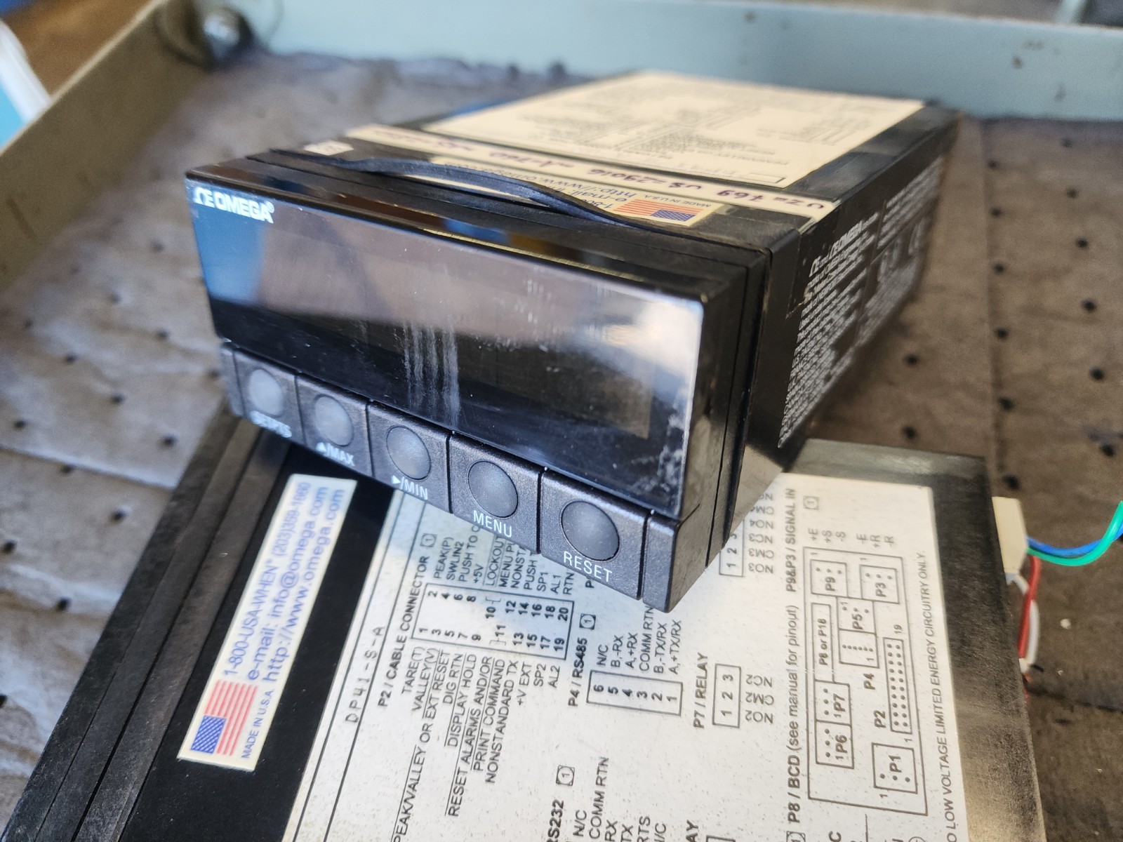 Omega DP41-S-A-GN Panel Meter