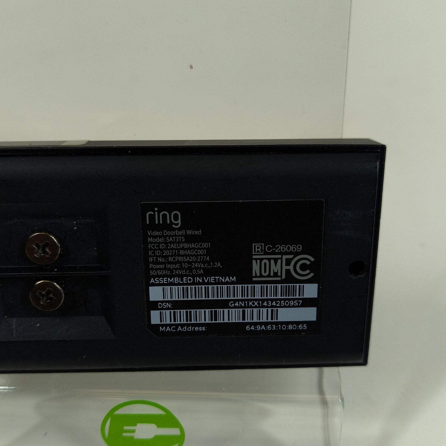 Ring Doorbell Camera