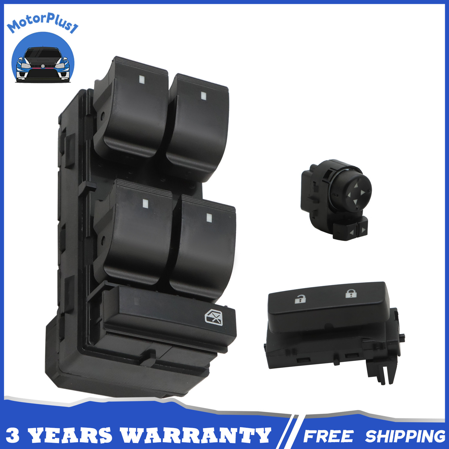 Window Control Door Lock Mirror Switch For Chevy Silverado GMC Sierra 2007-2013