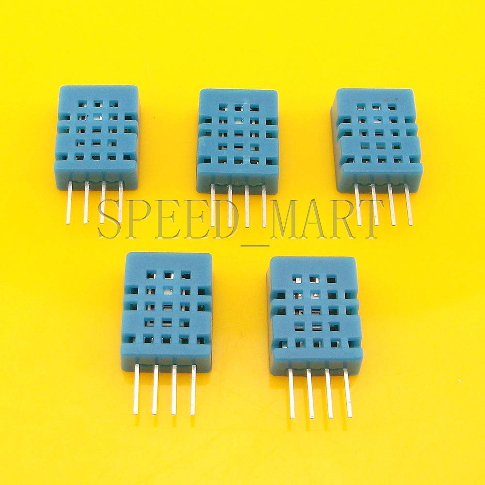 5 PCS 5V SIP-4 DHT11 Digital Temperature Humidity Sensor Probe For HVAC Arduino