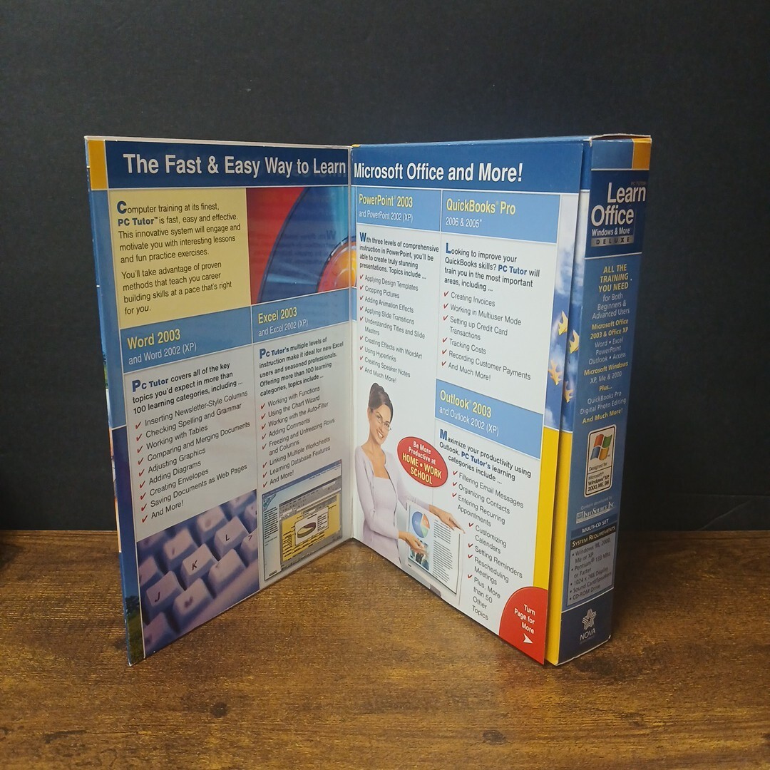 PC Tutor Learn Office Windows & More Deluxe The Complete PC Training Suite, 4-CD
