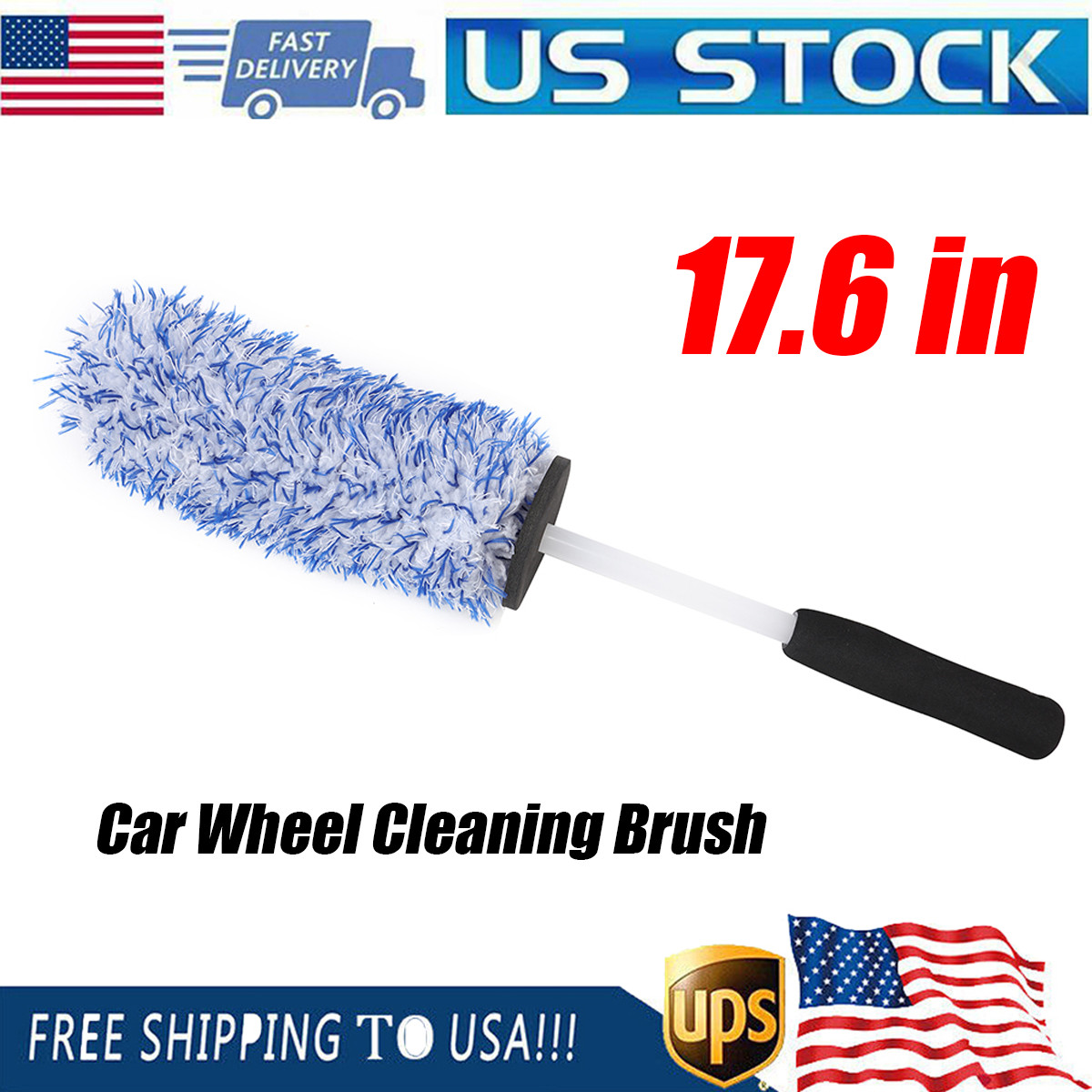 17.6 inch Car Wheel Brush  Tool Auto Detailing Tool