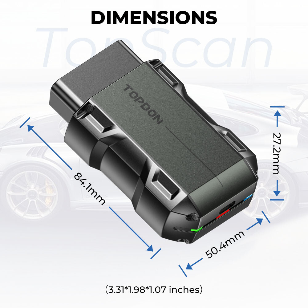 TOPDON TOP Scan OBD2 Car Code Reader Bluetooth Scanner Tool Full System ABS SRS