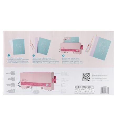 Thermal Cinch Binding Machine Pink 12 Inch, Includes Thermal Cinch Pink