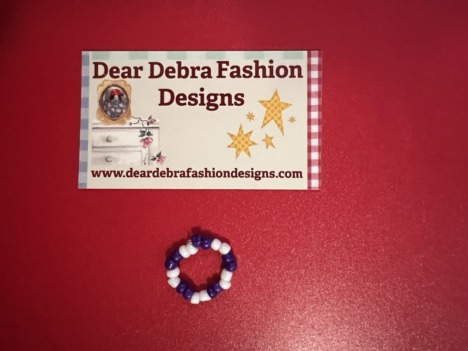 Beaded Ring One Size Fits All