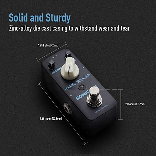 SONICAKE Cloud Chorus Guitar Effect Pedal Analog Classic BBD Style True Bypass