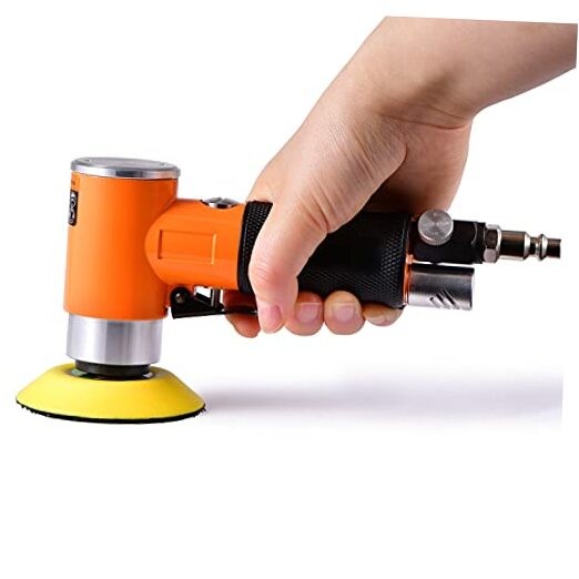 2 3-inch Mini Orbital Sander da sander Air Polisher Super Smooth and Orange