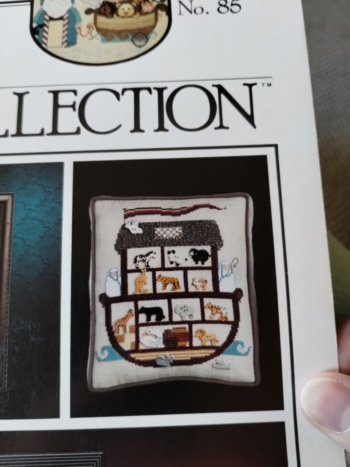 The Cricket Collection Noah's Ark cross stitch patterns leaflet #85