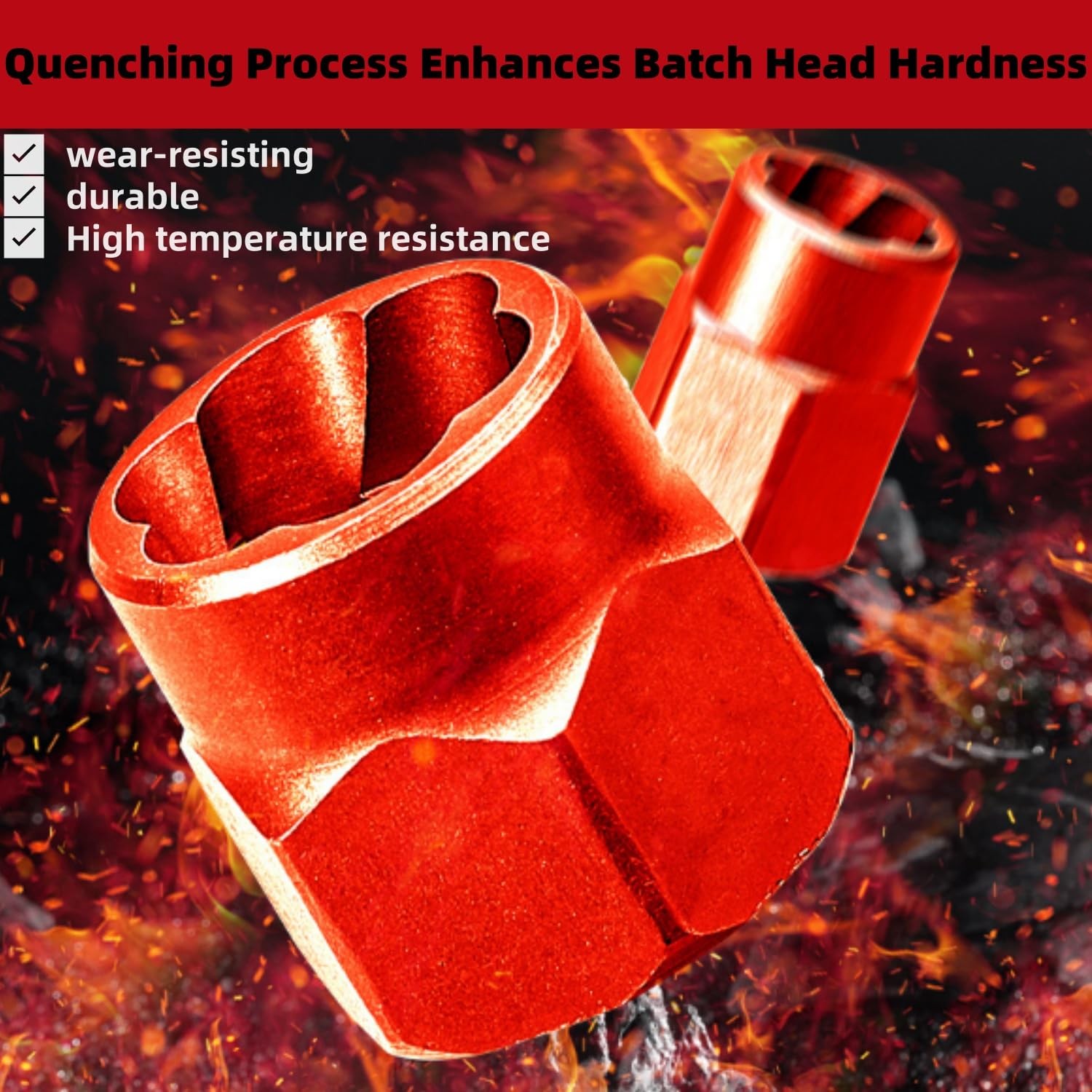 Bolt Extractor Kit,14 Pcs Nut Extractor Socket Set,1/4”-3/8” Drive Drive Roun...