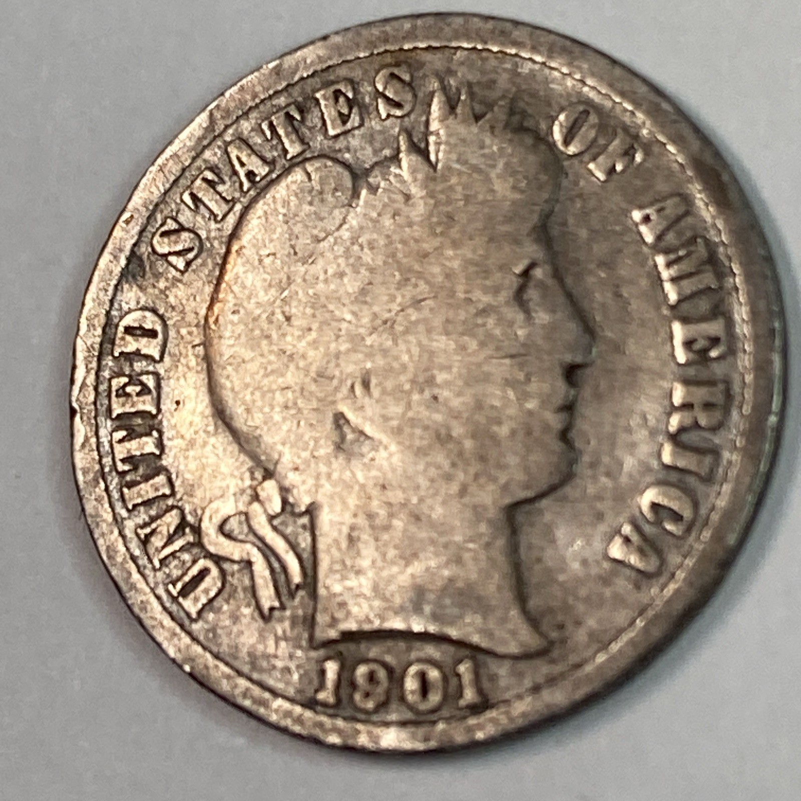 1901-S Barber Dime KEY DATE
