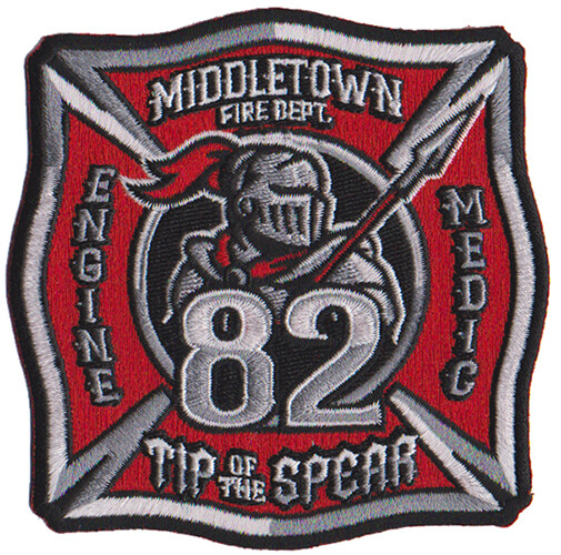 Middletown, OH Engine Medic 82 Tip of the Spear Knight NEW Fire - Patch