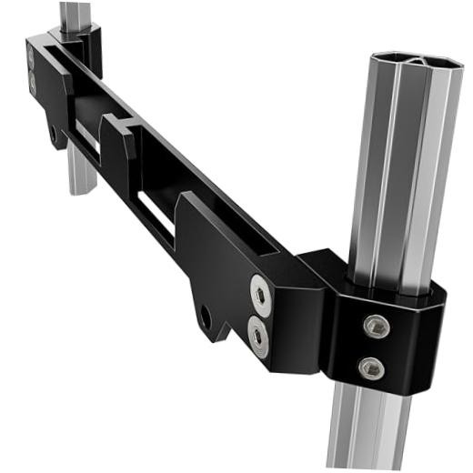 Tool Rail Mount Compatible with Milwaukee Packout Tool Box - Packout Black