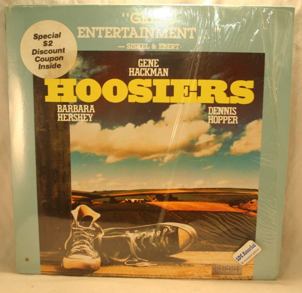 Laserdisc u * Hoosiers * Gene Hackman Barbara Hershey Dennis Hopper